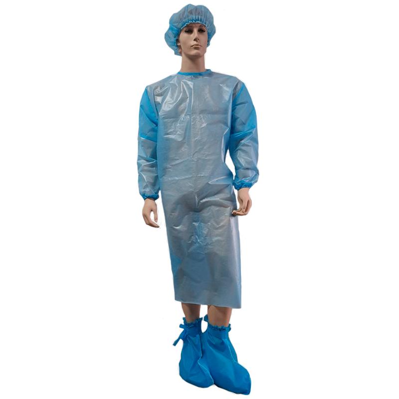 Сорочка для ендоскопії, СМС 35 г/м2+ламінований спанбонд 45 г/м2, нестерильна